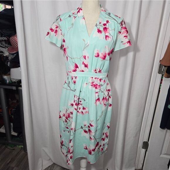 Alex Marie Elise cherry blossom Sheath Dress sz 4 - Picture 4 of 12